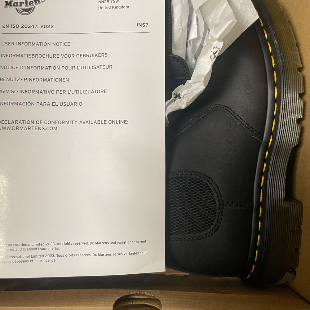 Dr. Martens Slip resistant Black Chelsea Boots - Picture 4 of 4